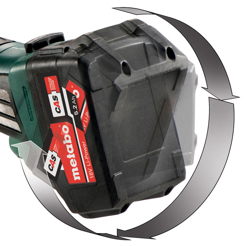 Metabo - Akumulatorska ugaona brusilica W 18 LTX 125 Quick - 602174840